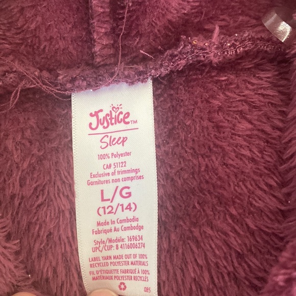 Justice, plush pyjamas Girls size 12-14!! - Picture 2 of 10
